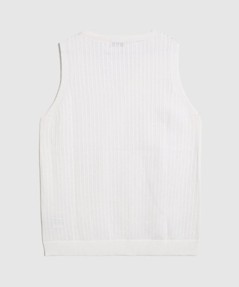 Chaleco Tejido con Perilla de Botones para Mujer