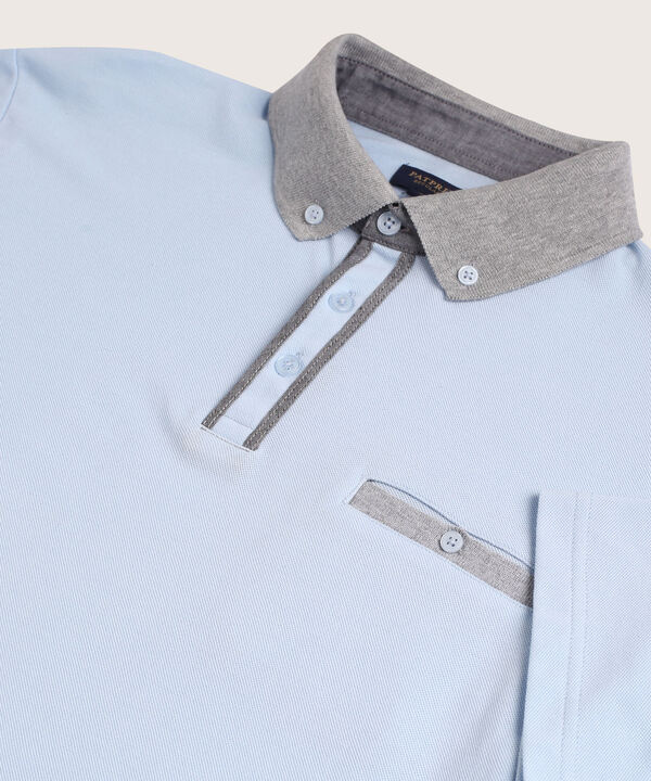 Polo Cuello Tejido, Con Bolsillo