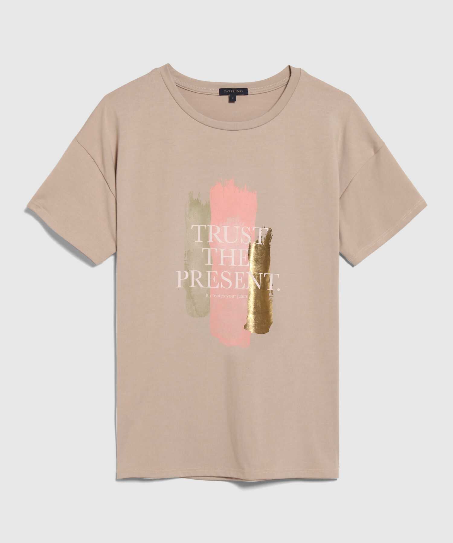 Camiseta Manga Corta Corrida Con Screen En Frente