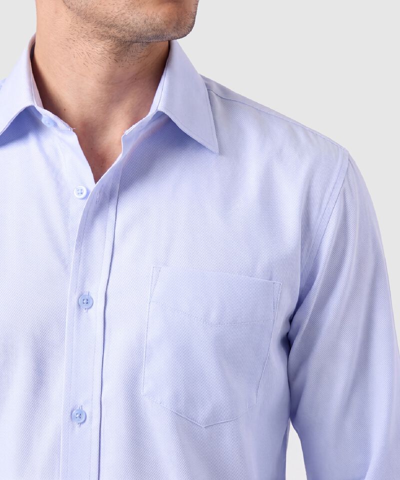 Camisa Manga Larga Formal Para Hombre