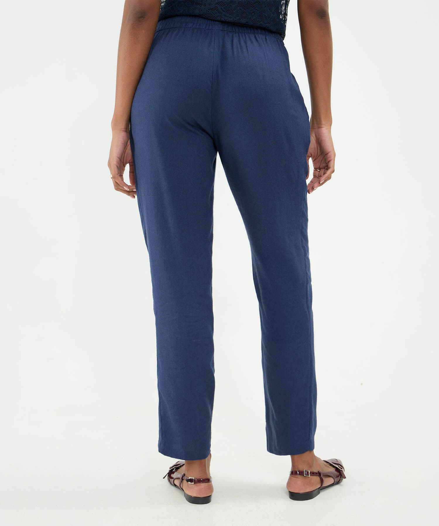 Pantalón En Efecto Lino