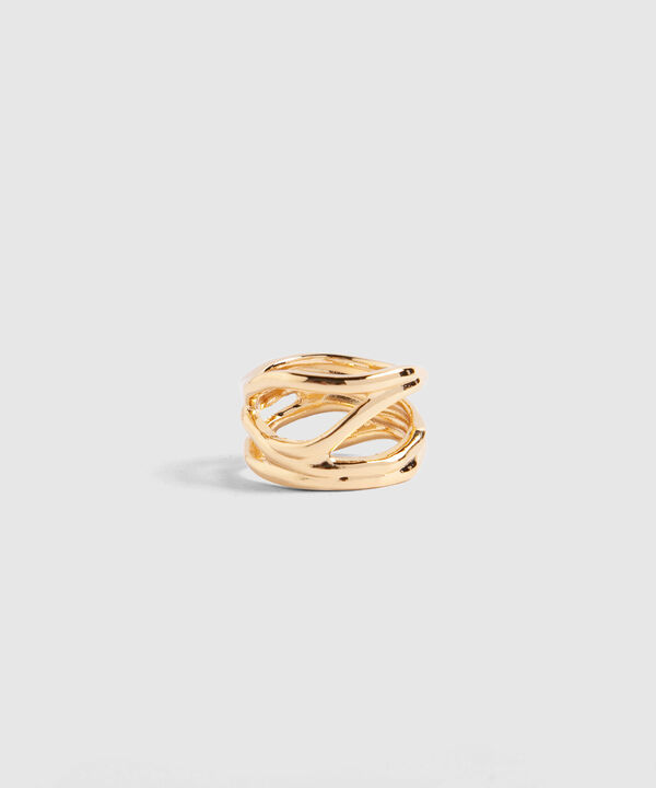 Anillo Dorado en Espiral  image number null