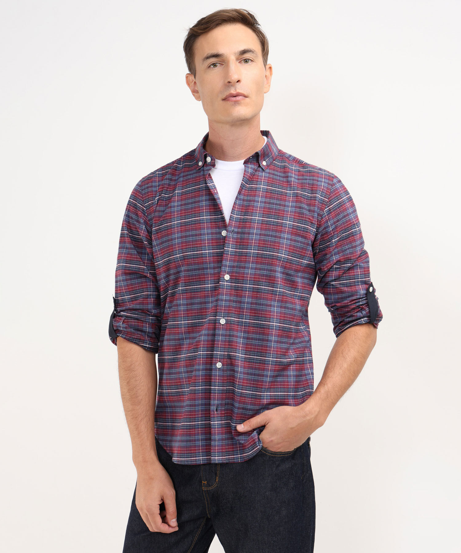 Camisa Manga Larga Button Down