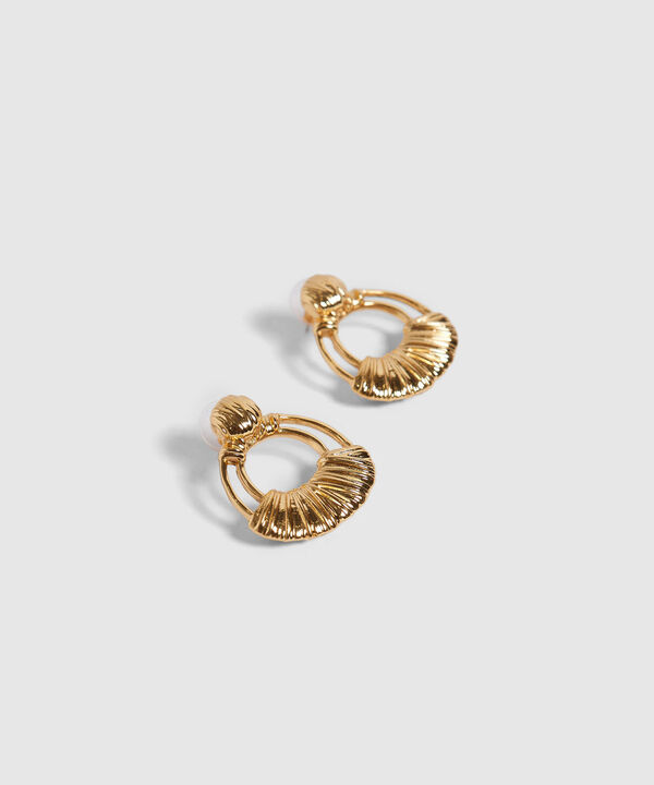 Aretes Dorados Para Mujer image number null