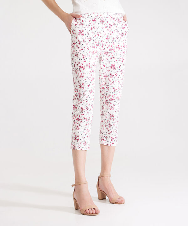 Pantalón Capri Estampado image number null
