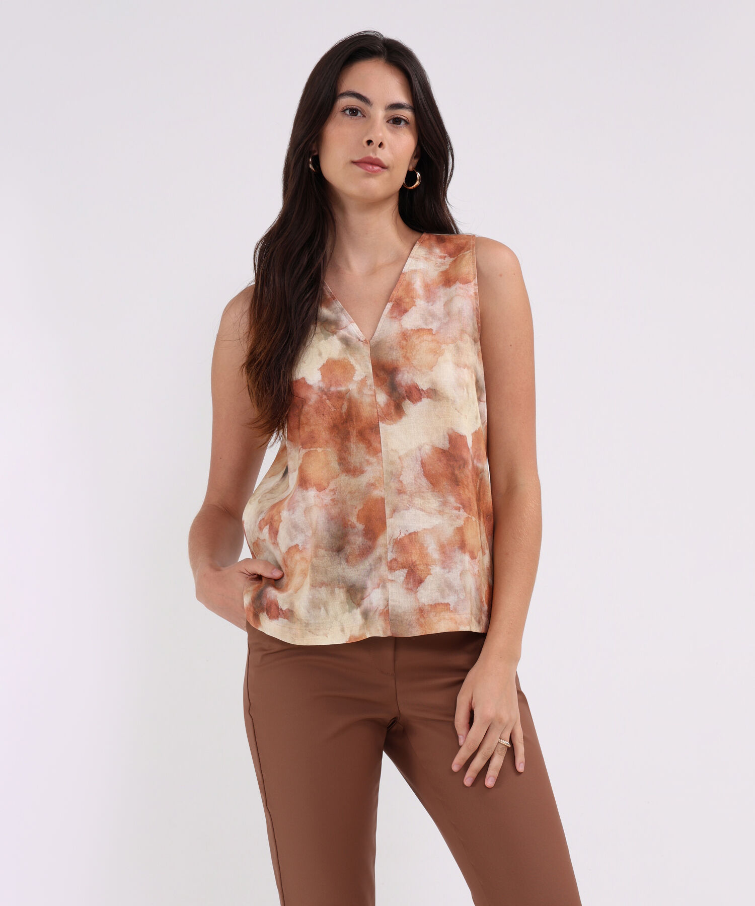 Blusas manga sisa estampadas 2025