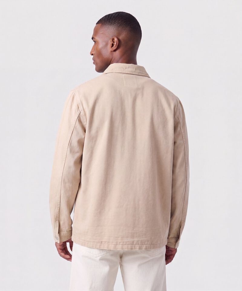 Chaqueta Tipo Overshirt Con Bolsillos Hombre