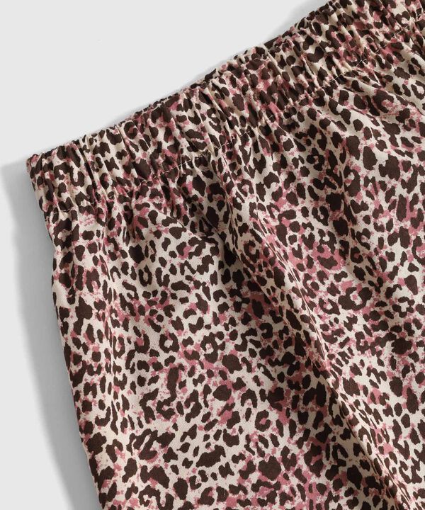 Pijama Short Con Cuello En V Para Mujer