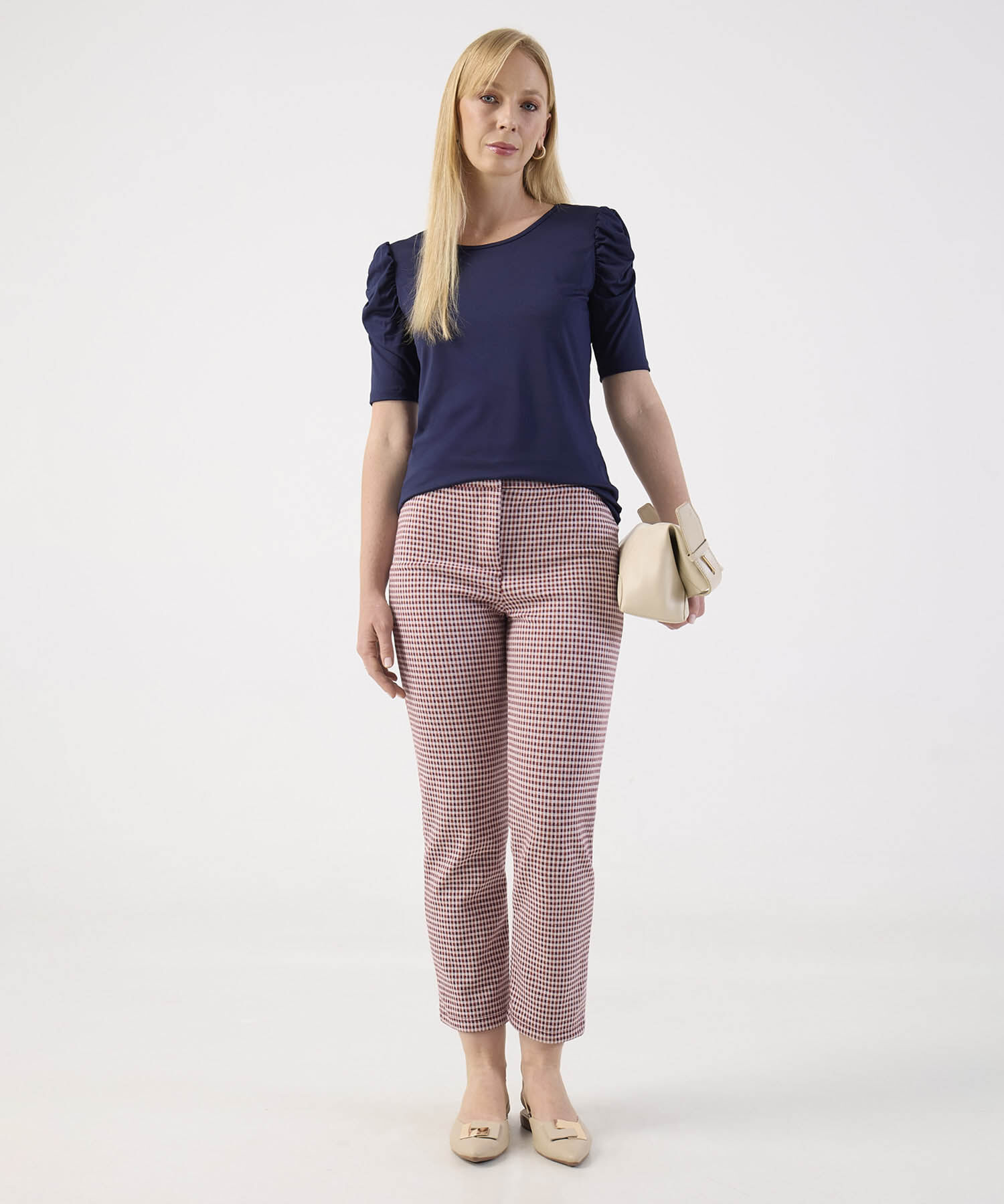 Blusa con Detalle en Mangas