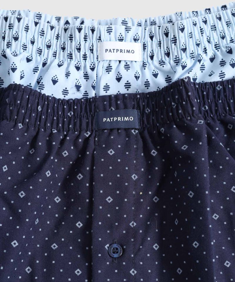 Pack X2 B&oacute;xers Sueltos Estampados Para Hombre