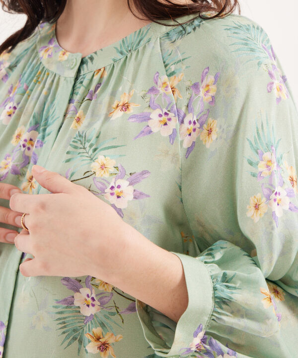Blusa con Estampado Floral image number null