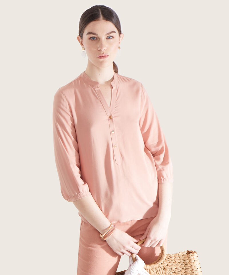 Blusa Manga 3/4 Unicolor