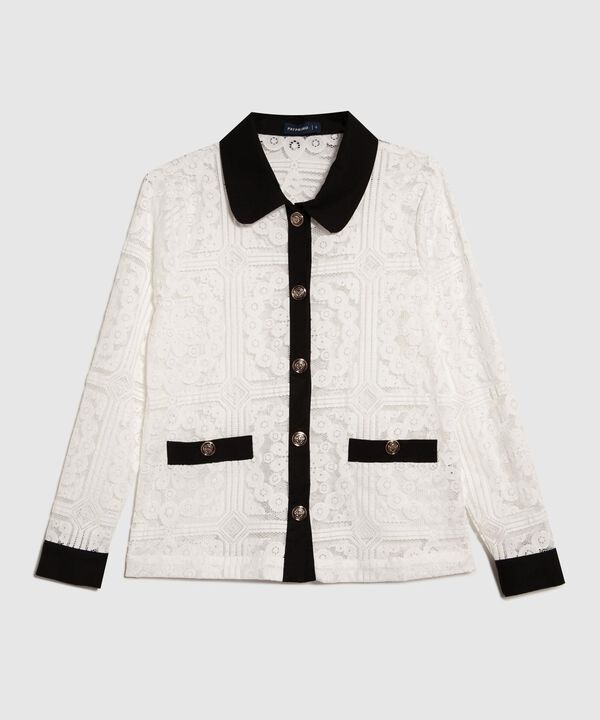 Chaqueta en Encaje
