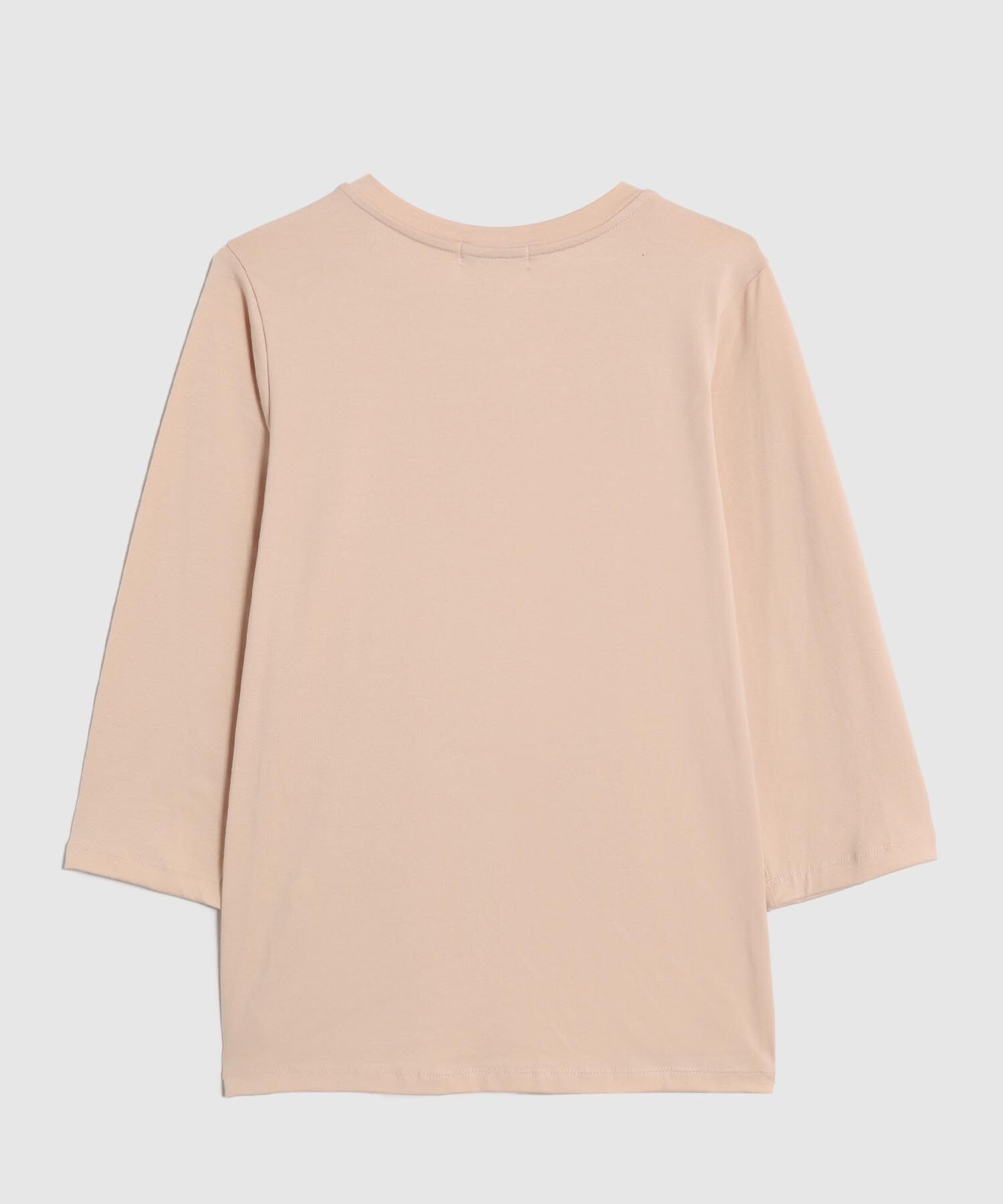 Camiseta Unicolor Con Botones En Hombros 