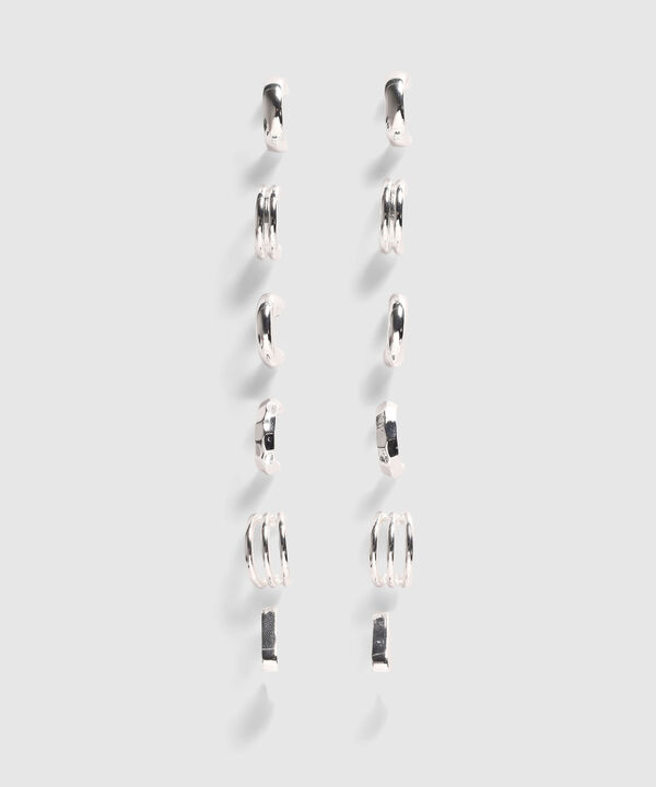 Set X6 Pares De Candongas Para Mujer image number null