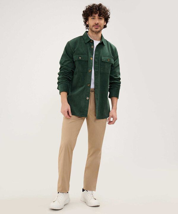 Sobrecamisa en Pana