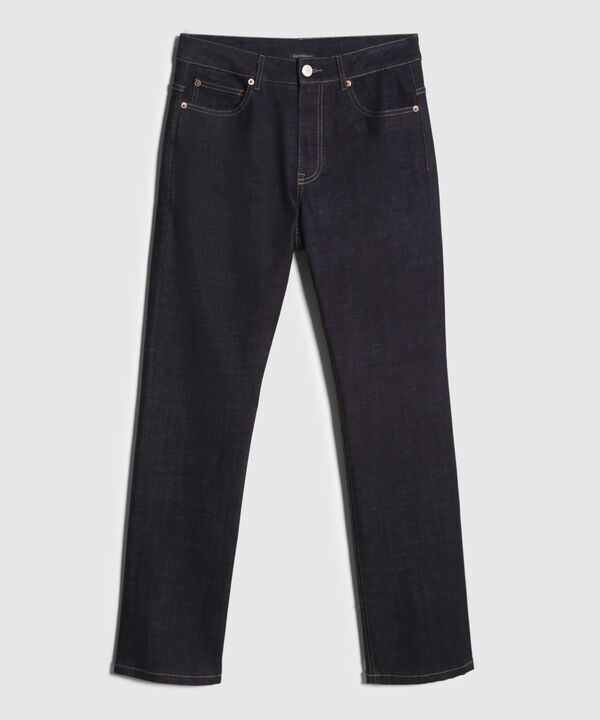 Jean Regular Classic Tono Azul Raw