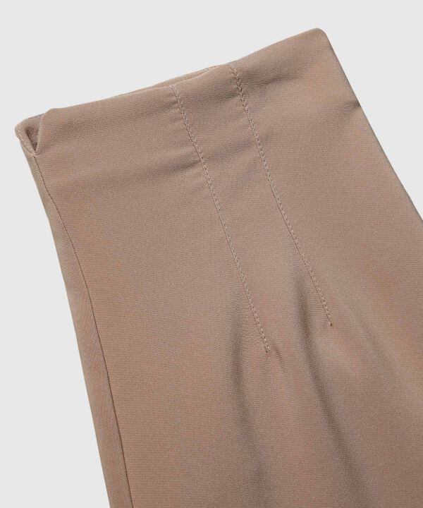 Pantalon Tiro Alto Unicolor image number null