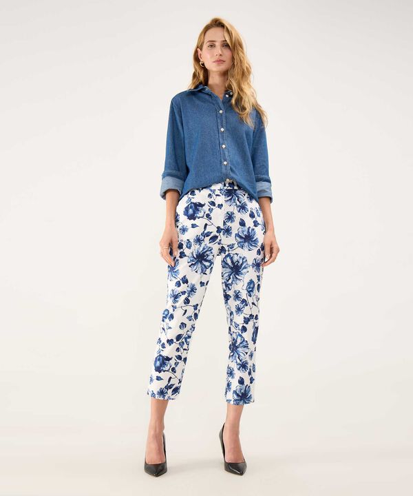 Pantalón Capri Estampado
