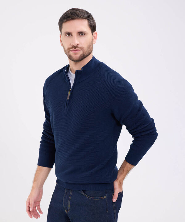 Saco Cuello Alto Con Cremallera Para Hombre image number null