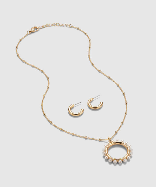 Set De Collar Y Aretes Para Mujer image number null