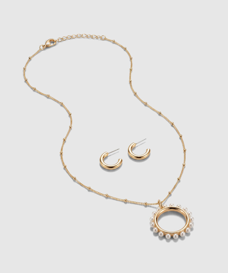 Set De Collar Y Aretes Para Mujer