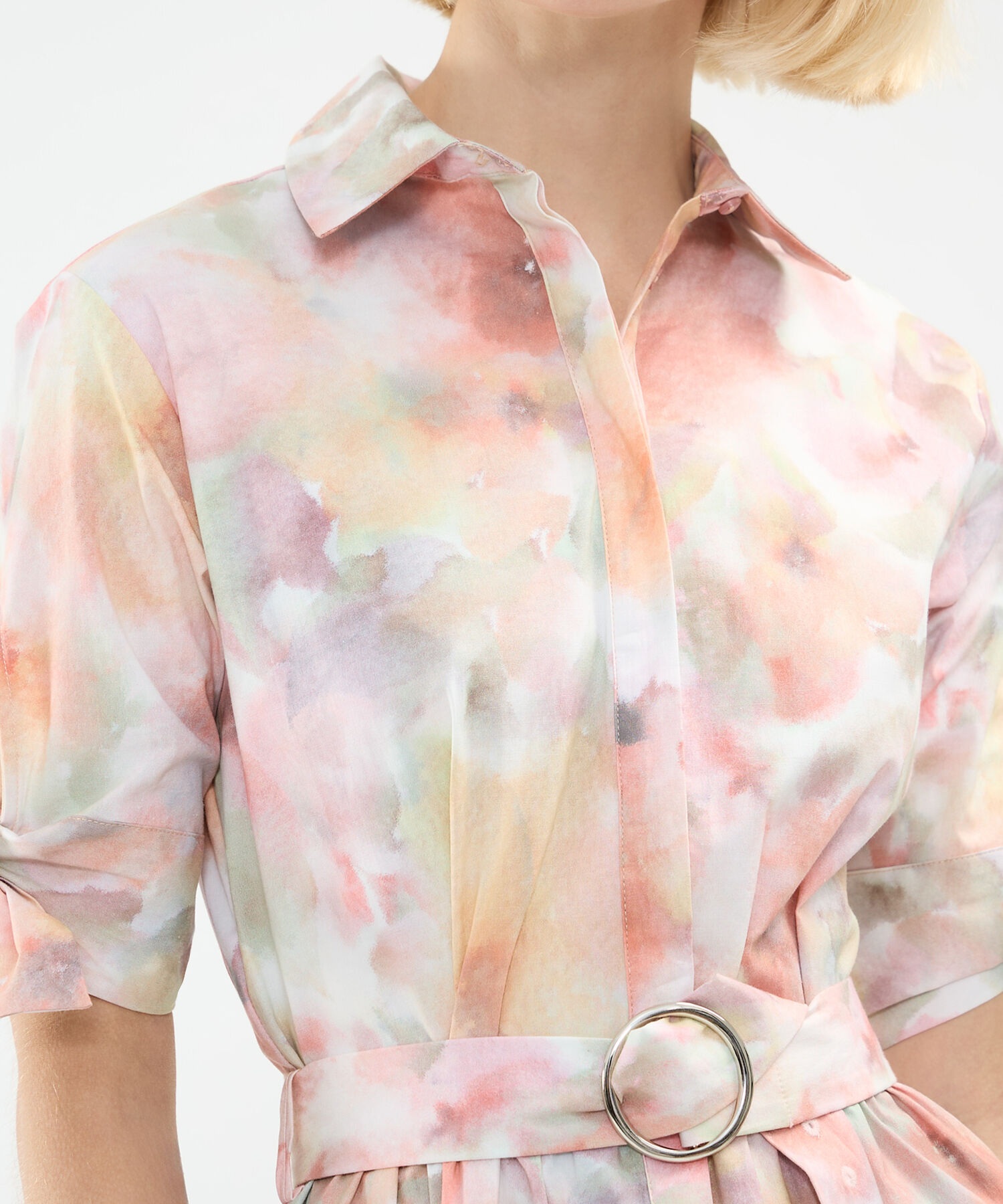 Vestido Camisero Estampado