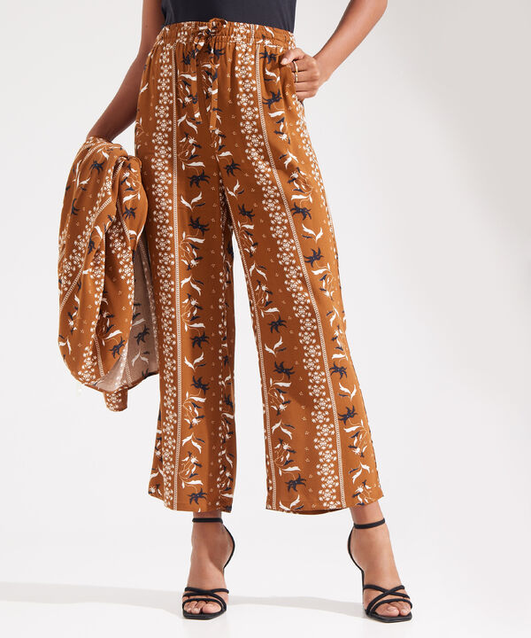 Pantalón Paper Bag Estampado