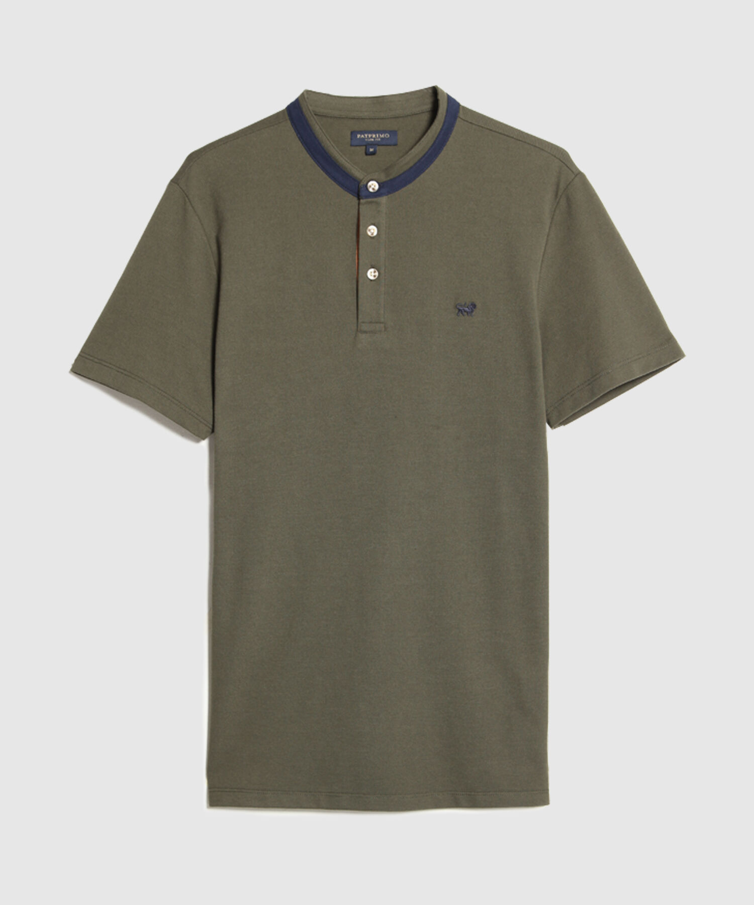 Polo Unicolor, Cuello Mao