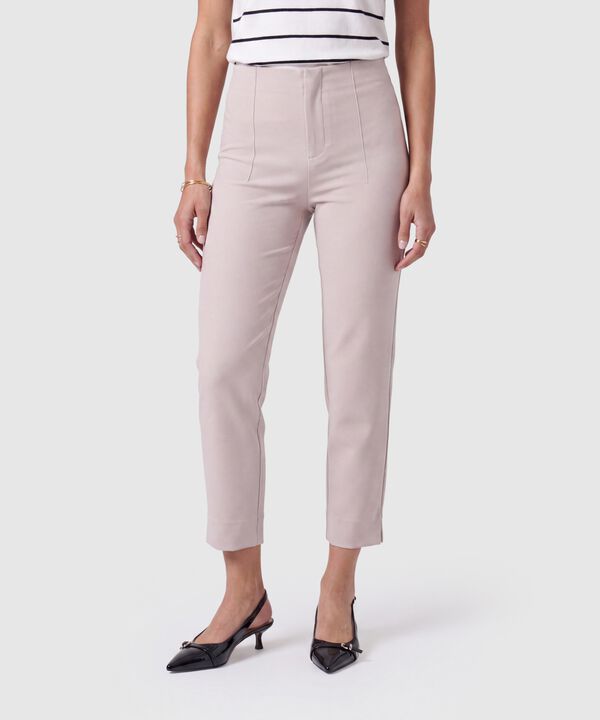 Pantal&oacute;n Ajustado De Tiro Alto Mujer image number null