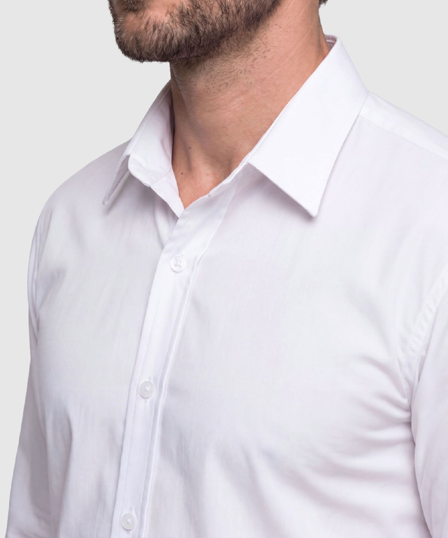 Camisa Cl&aacute;sica Manga Larga Hombre