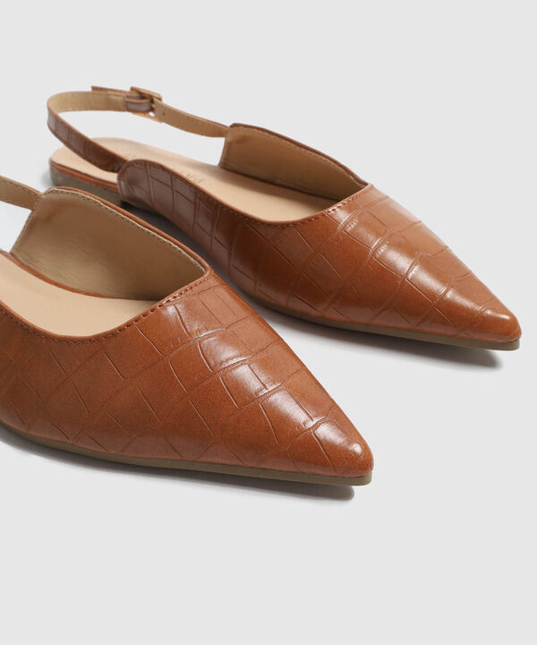 Zapato Destalonado Punta Fina Mujer