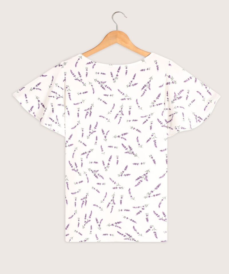 Camiseta Estampada Cuello Redondo