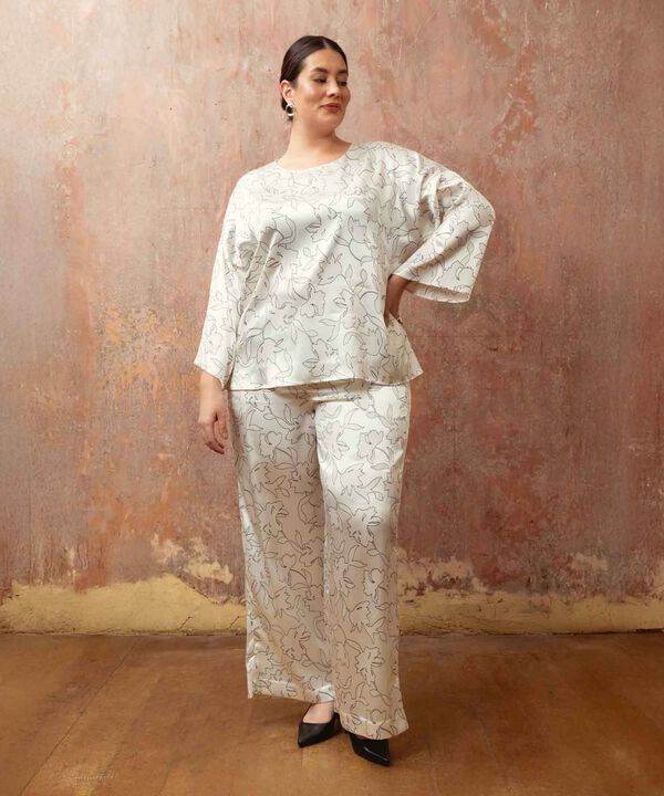 Blusa Estampada Manga 3/4  image number null