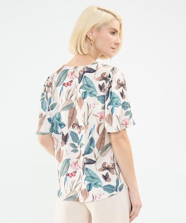 Blusa Estampado Botánico