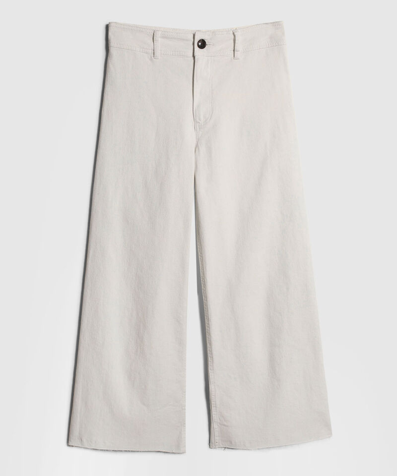 Jean  Culotte Tipo Marine  Tono Off White
