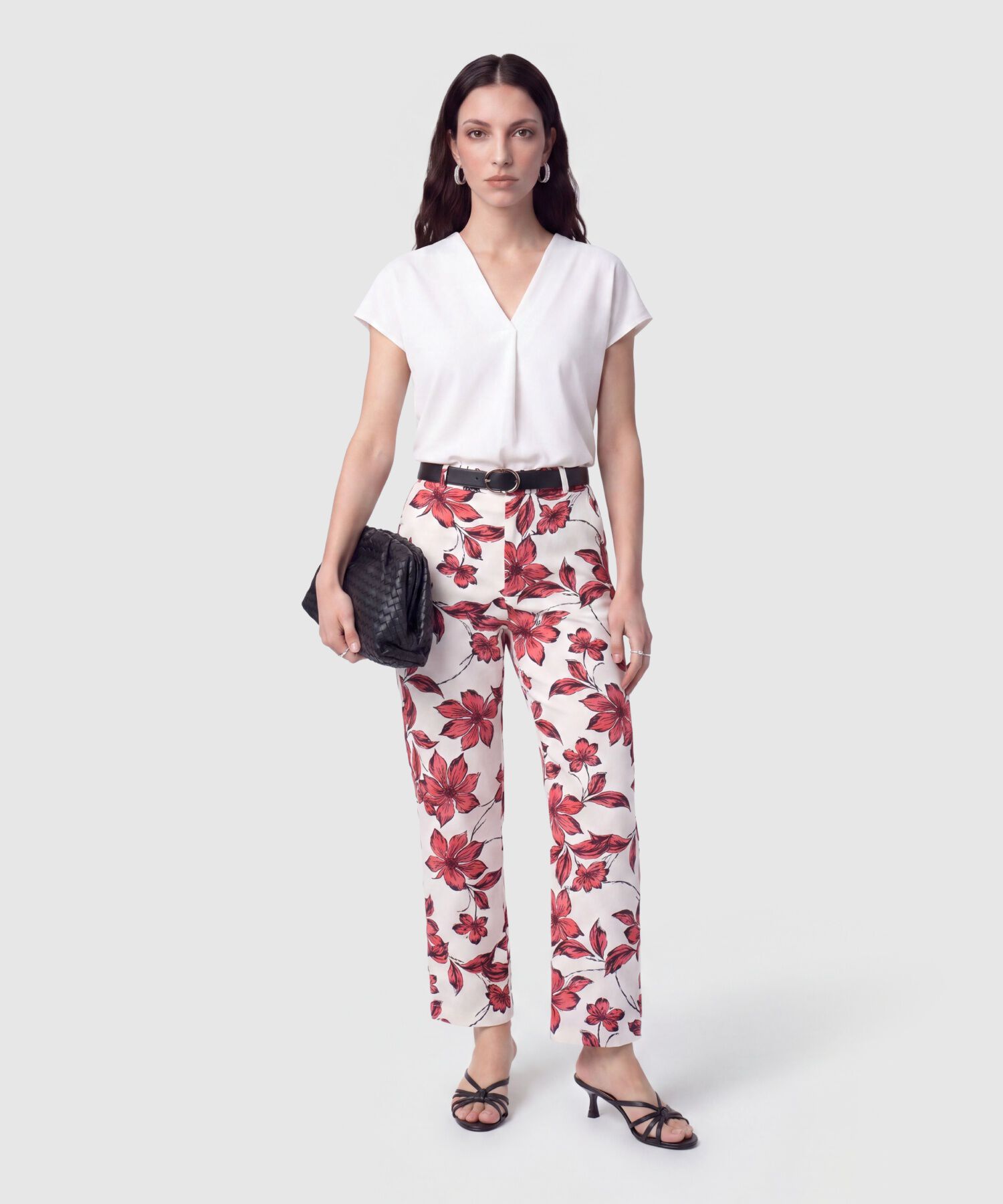 Pantal&oacute;n Recto de Tiro Alto Mujer