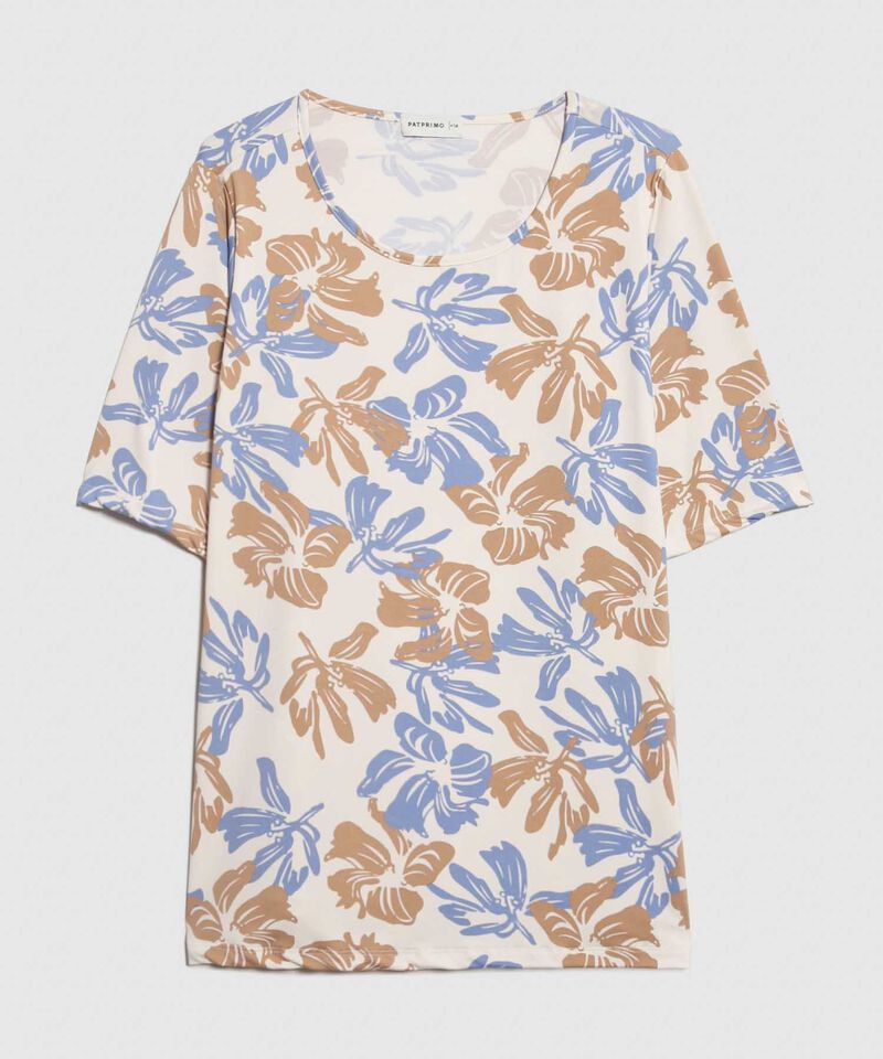 Camiseta mujer manga 3/4 estampada