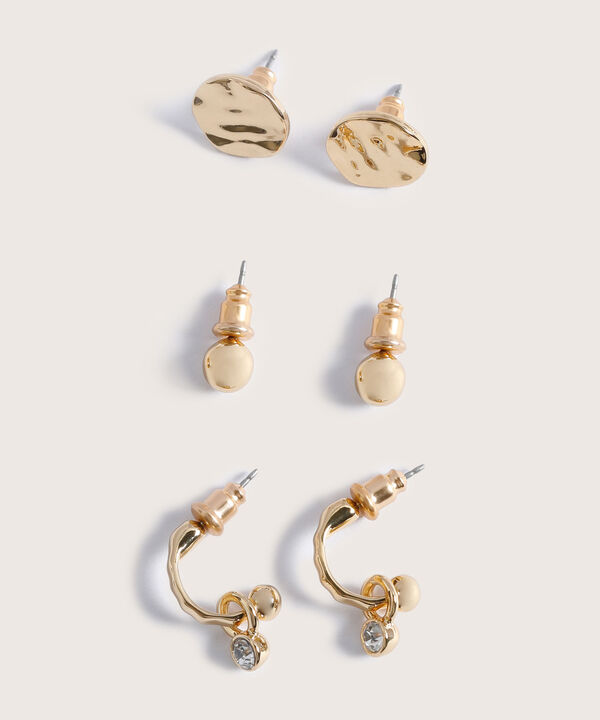 Aretes Set X3 Pares De Aretes