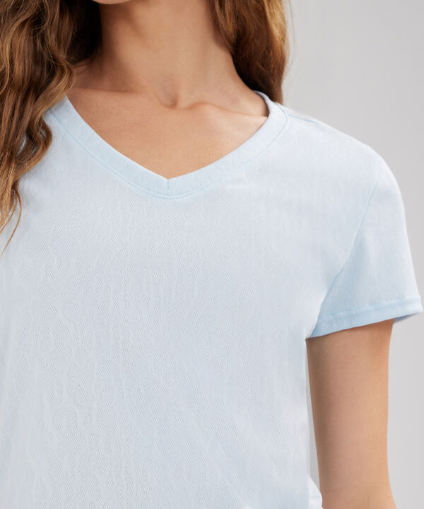 Camiseta Unicolor Texturizada
