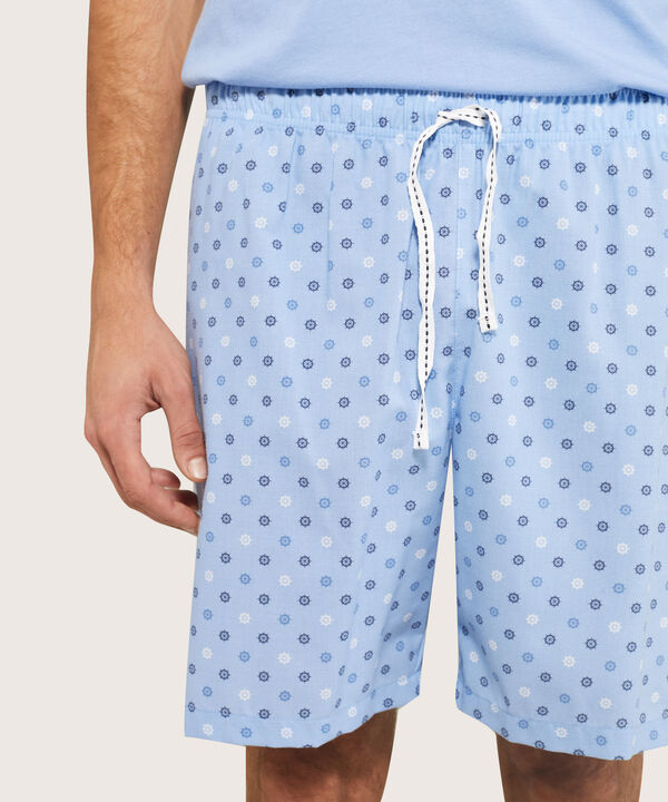 Pijama Corto Corto/ Camiseta Henley image number null