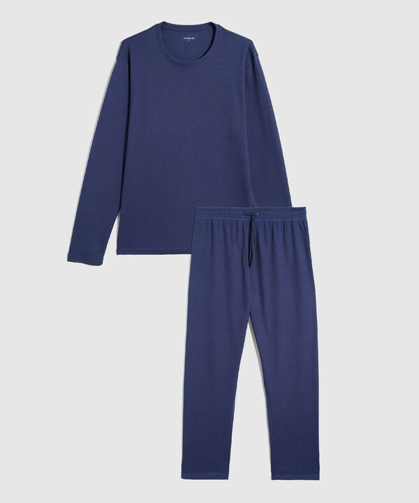 Conjunto Pijama Camibuso Con Pantalon Para Hombre image number null