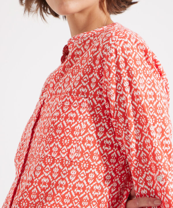 Blusa Manga Larga en Lino image number null
