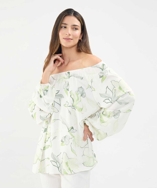 Blusa Estampado Botánico image number null