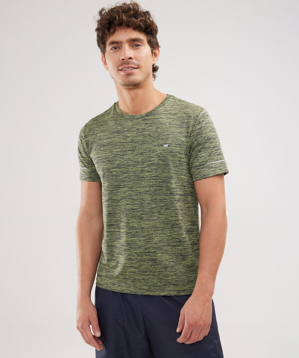 Camiseta Para Hombre De Diseño Deportivo, Cuello Redondo, Manga Corta
