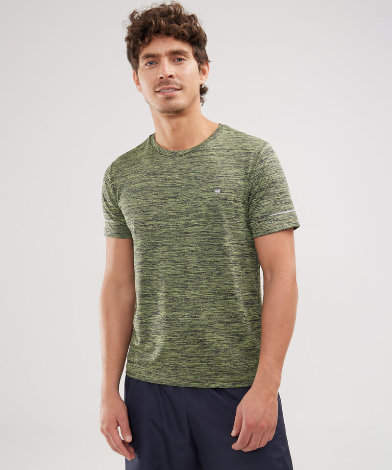 Camiseta Para Hombre De Diseño Deportivo, Cuello Redondo, Manga Corta