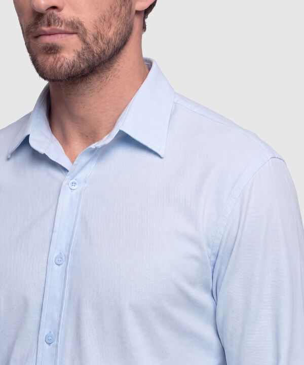 Camisa Cl&aacute;sica Manga Larga Hombre