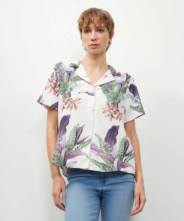Camisa Estampado Botánico image number null