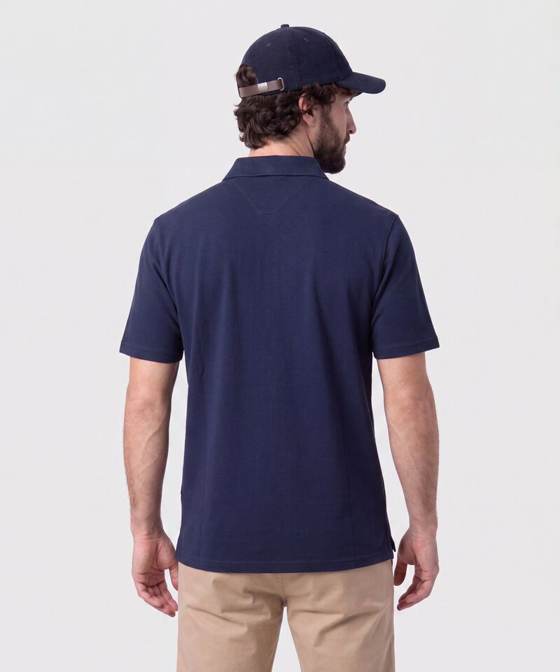 Polo Con Bolsillo De Parche Para Hombre