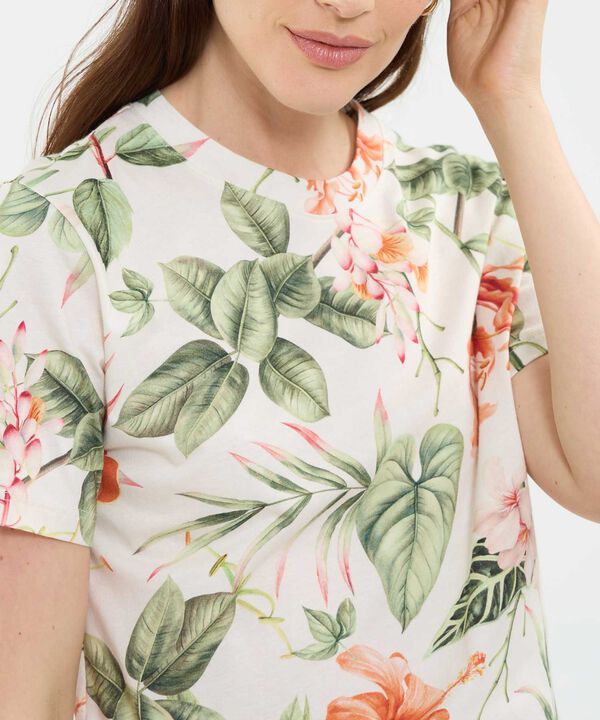 Camiseta Estampado Botánico image number null